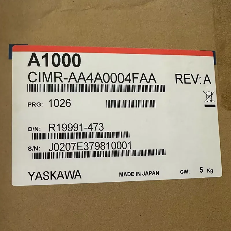 Original Yaskawa A1000 series VFD  CIMR-AB2A0008FAA 1.5kw/1.1kw with good price
