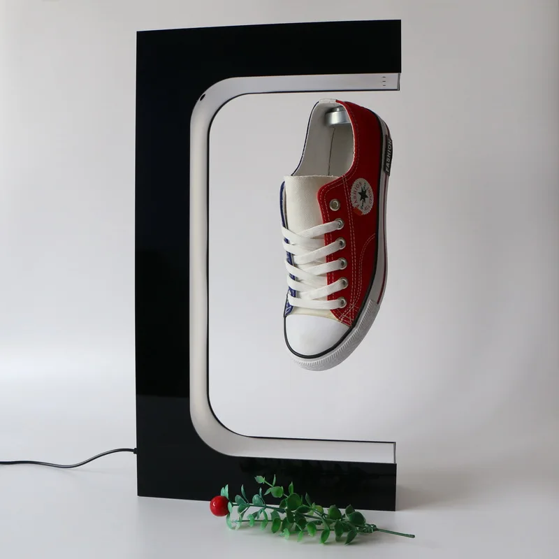 Круглая витрина для обуви, вращающаяся витрина, магнитная левитационная продукция