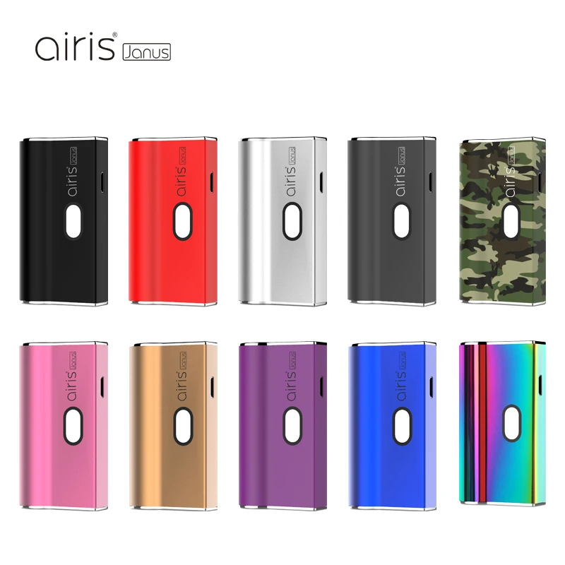  Доставка DHL Airis Janus Vape CBD Mod Kit VV аккумулятор с переменным напряжением подходит для картриджей и капсул масляным баком резьбой