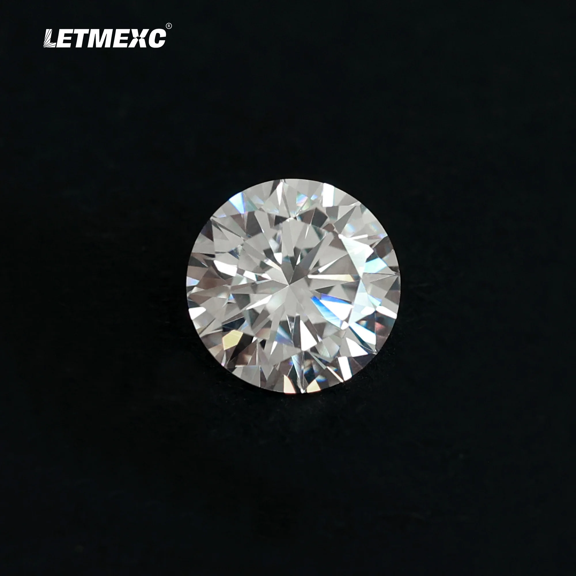 LETMEXC 1000 PCS Small Size Clear Round Machine Cut White Cubic Zirconia Stone Loose CZ Jewelry Raw Materials Industrial Supplie