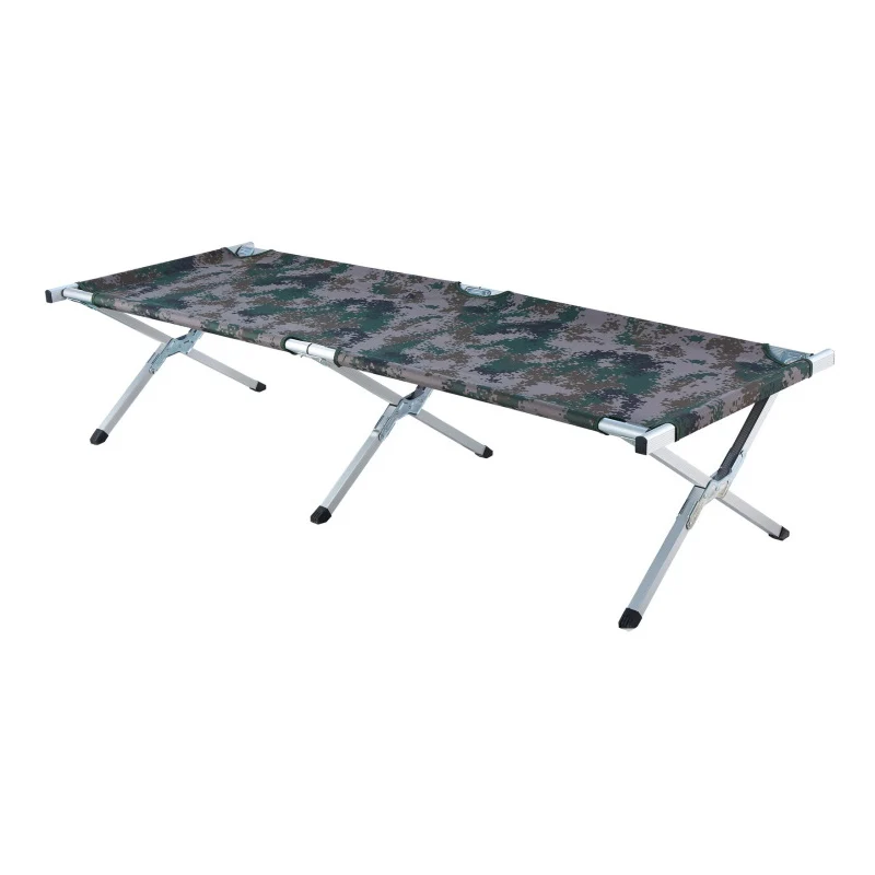 
outdoor foldable portable adults army cot 550 lbs capacity camp fishing us military folding camping bed 