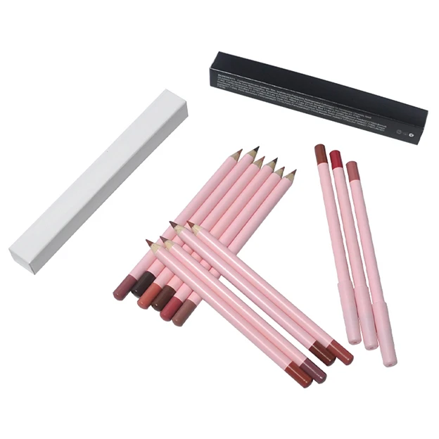 Unbranded Makeup Vegan Waterproof Pink Lip Liner Custom Logo Lip Pencil Custom Private Label Lip Liner
