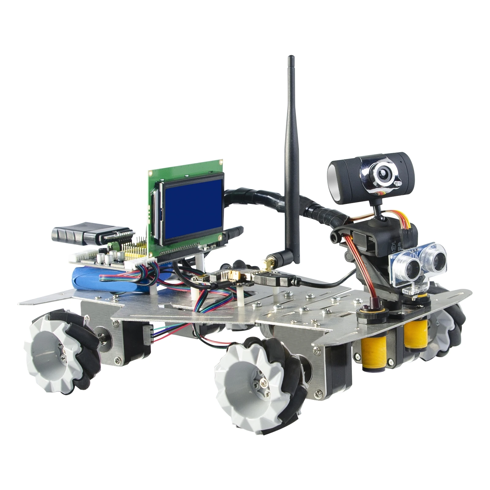 
XiaoR Geek hot XR STM32 Toy Robot Mecanum Omnidirectional wheel Wifi controlled Master Robot 