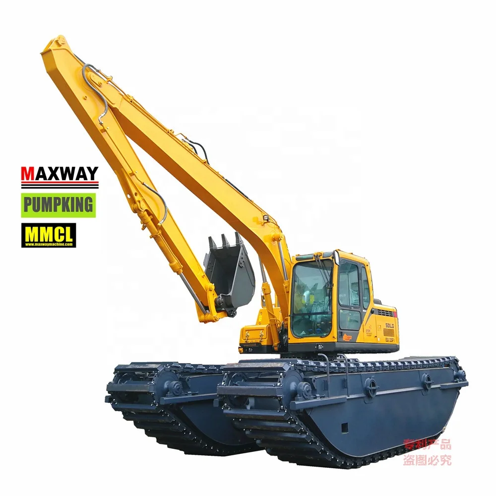 MAXWAY MMCL Amphibious Pontoon Undercarriage for Amphibious Excavator , Suitable to 12--16 Ton Excavator, Model: MAX150PU