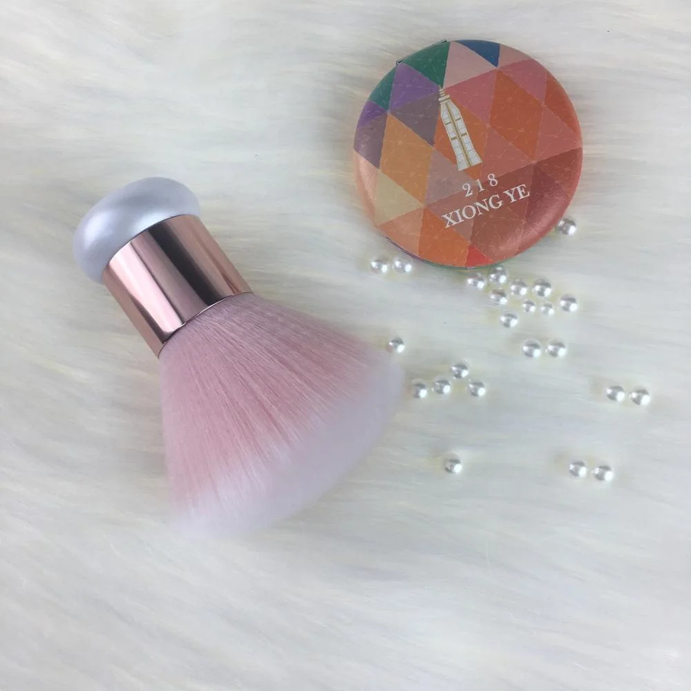 Custom your logo design factory wholesale vegan synthetic soft large kabuki body brush