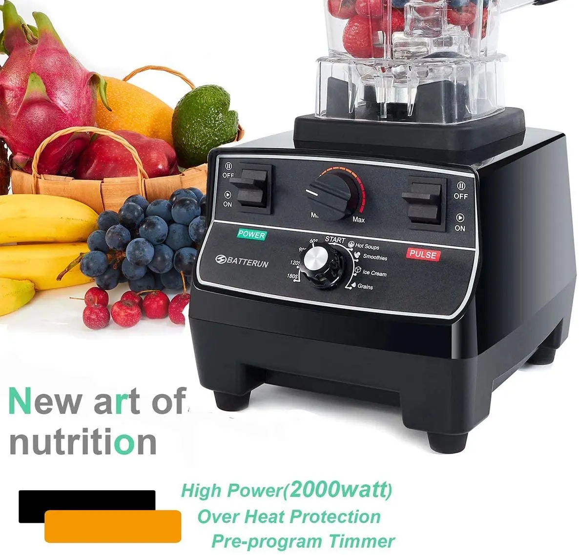 High Power Blender Heavy Duty Commercial Ice Crusher Juice Industrial Silent Juicer Blender Machine Food Mixers