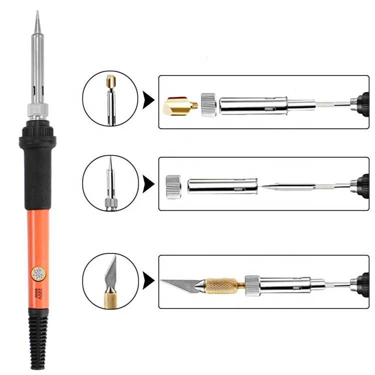 2021 New 71Pcs Wood burning Pen with Soldering Iron Creative Tool Set Adjustable Temperature Pyrography Pen for Embossing