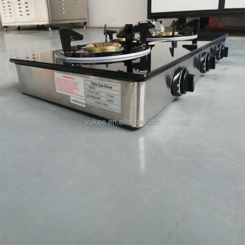 Top Brand Table Gas Stove 3 Burner  Liquefied Petroleum Gas Stove Tempered Glass Easy Clean Gas hob