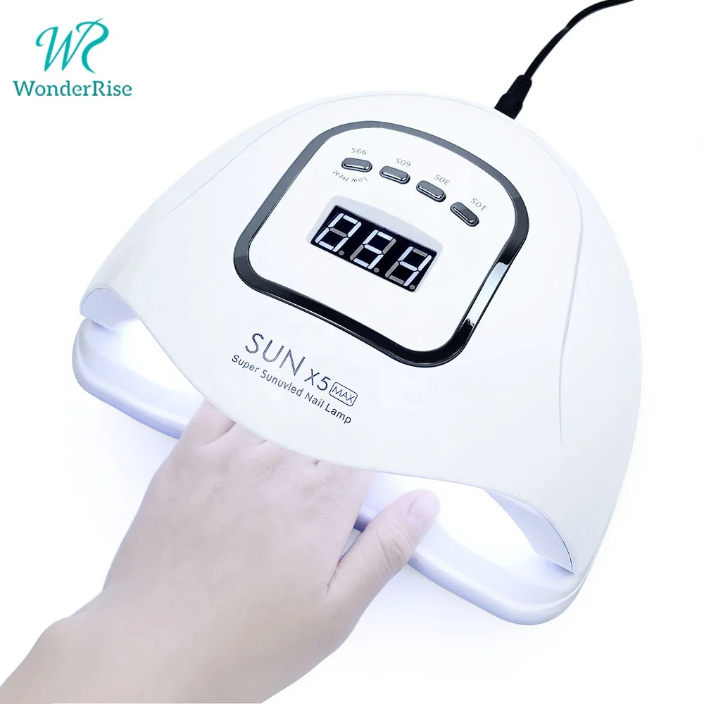 Beauty Salon Nail Gel Polish Curing SUN X5 Max UV LED Nail Lamp Nail Dryer with 45pcs Light Beads 4 Timer Settings