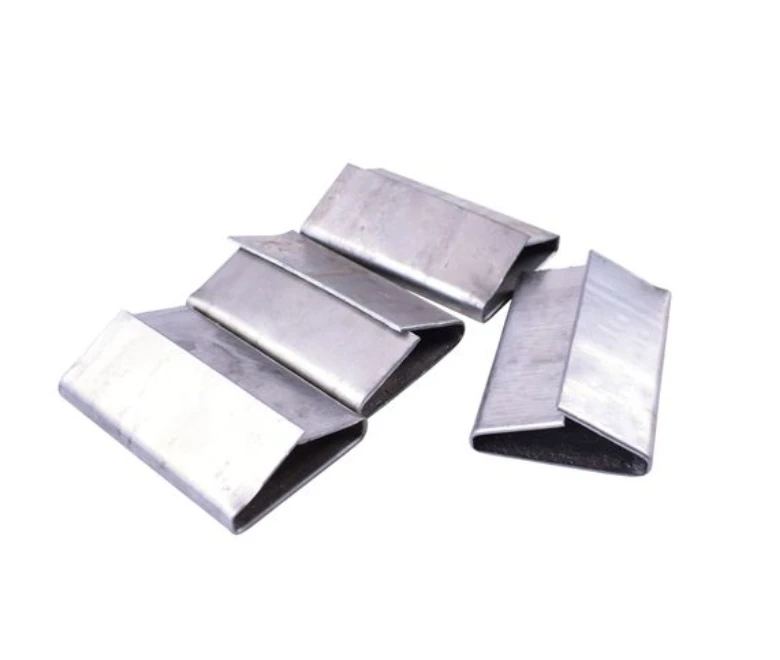 Galvanized strapping seal thread on packing clip metal buckle