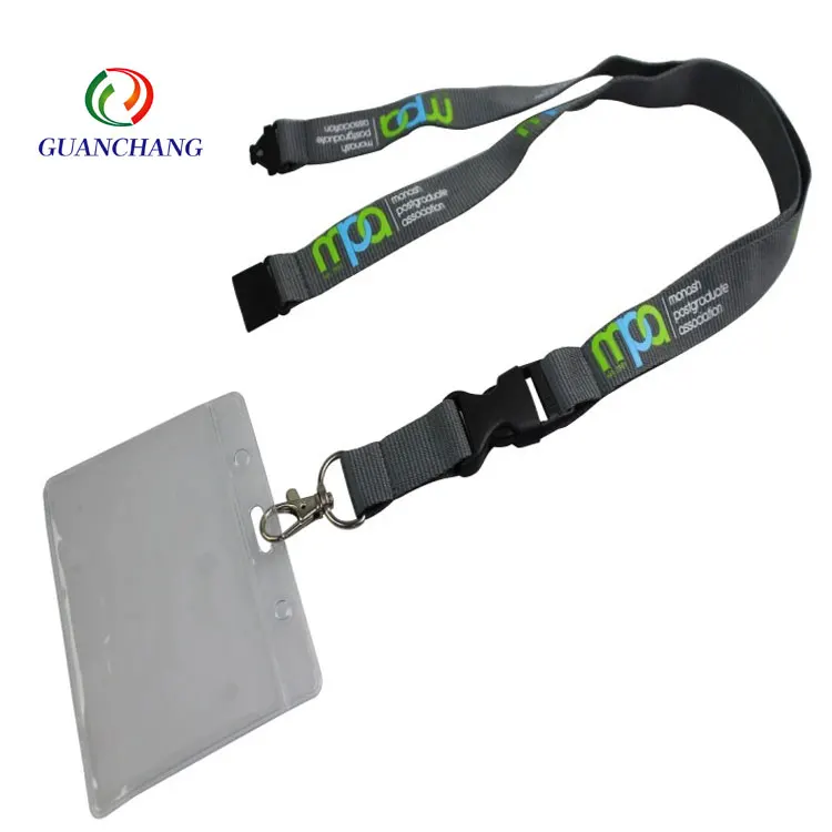 Модный рекламный подарок от поставщика на заказ, Китайский держатель для кредитной карты с индивидуальным размером, ремешок на шею