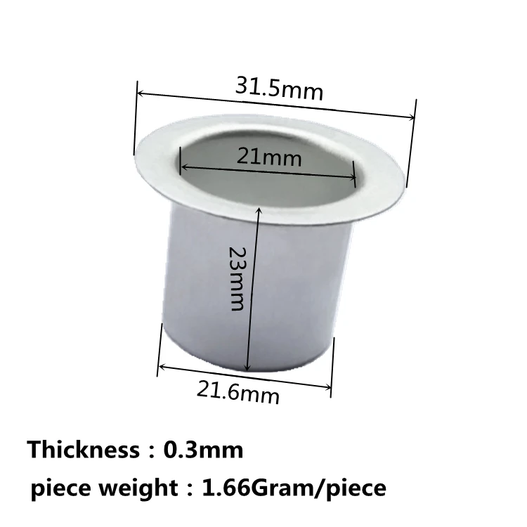 aluminum party cups disposable foil cup metal candle holder figurine metal glass candle jars metal lid