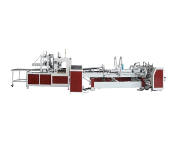 Automatic High Speed Cardboard Box Folding Gluing Machine CE