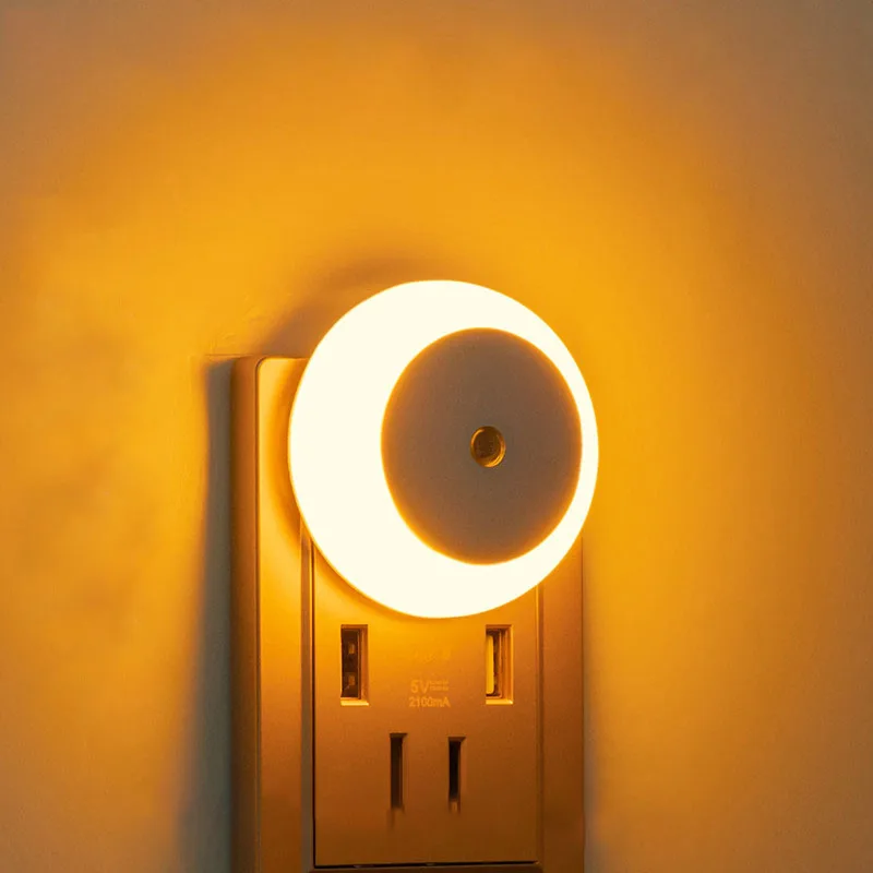 Оптовая продажа 5 В 0 Вт Lampara Led De Luna современный автоматический индукционный датчик движения светодиодный ночник светодиодные фонари