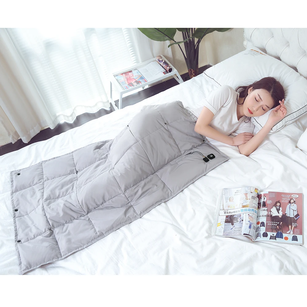 Multifunctional Graphene Heating Therapy Blanket with Dark Down for Outdoor Camp