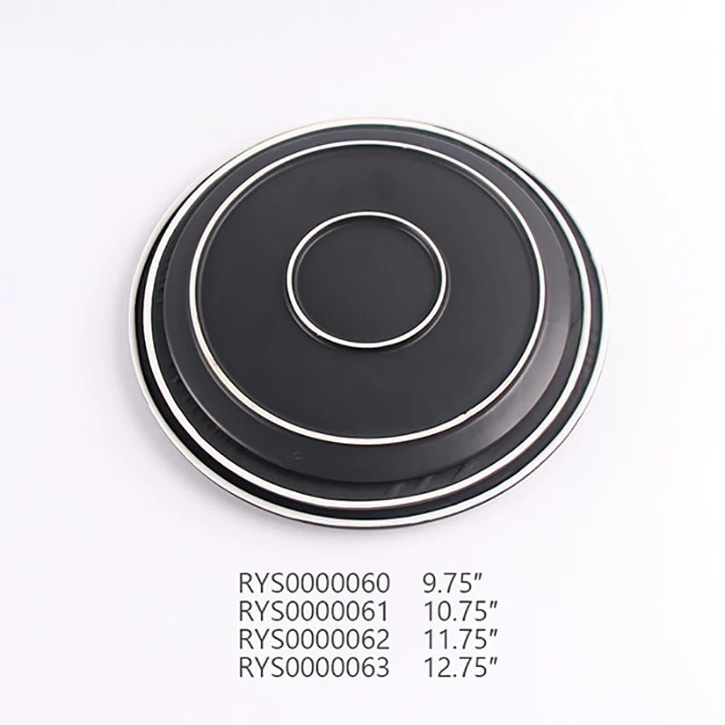 Matt Flat Round Porcelain Dinner Plate Wholesale Steak Flat Bulk Ceramic Plate Kitchen Catering Dish Slate Steak Plate for Hotel