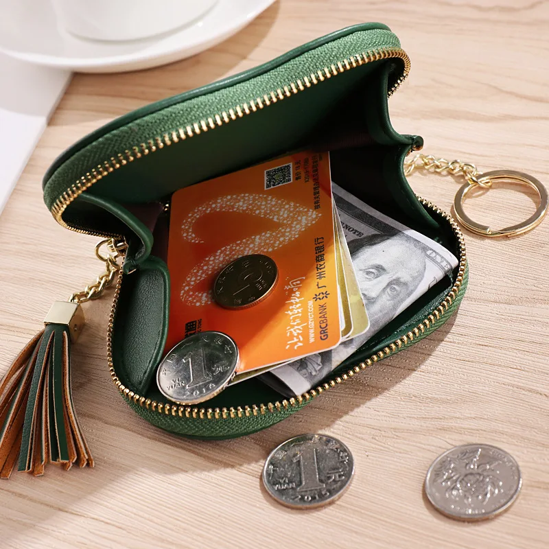 Wholesale Heart Shape Purse High Quality Coin Pouch Custom Logo Cute Mini Key