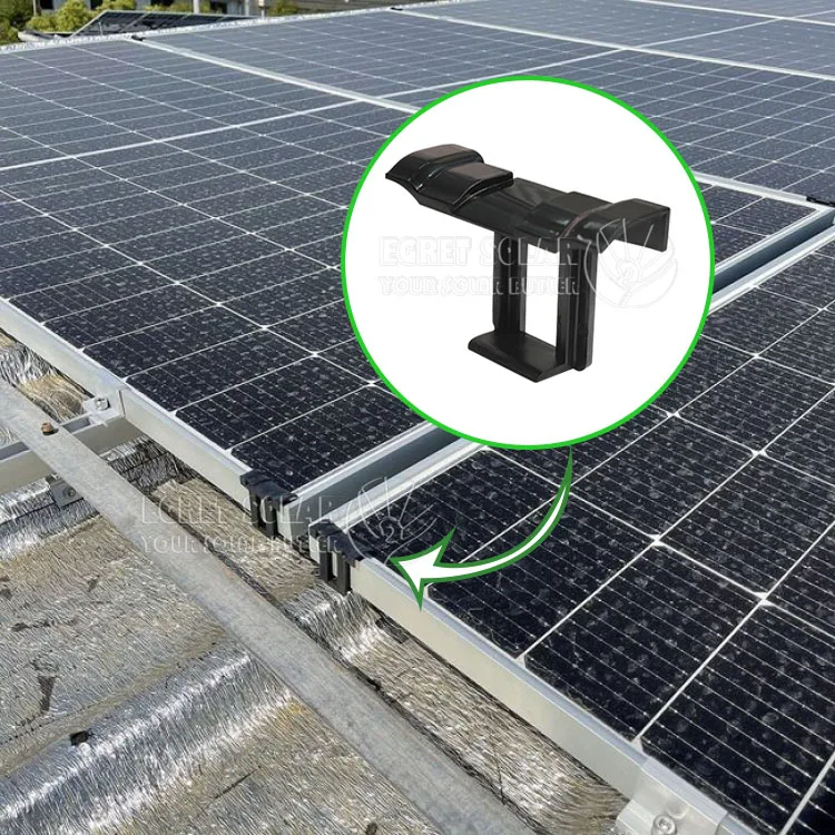 Customize Solar Panel Drainage Clamp PV Water Guide Drainage Clips Solar Panel Cleaning Clamp Drain Clip