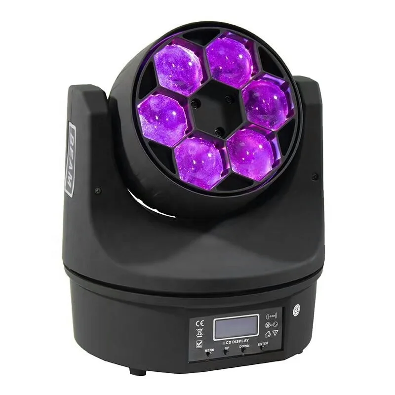  Мини пчелиный глаз BALME0641 6ps 12w LED RGBW 4 в 1 диско движущееся головное профессиональное