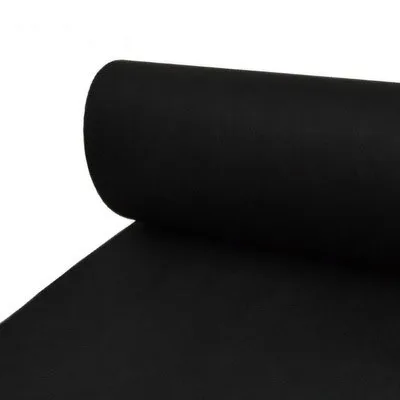 Color felt cloth with adhesive polyester needled non-woven non-woven fabric decoration wall sound insulation manual d iy black