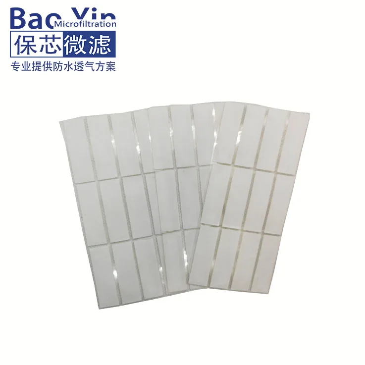 Customize Size e-PTFE adhesive Waterproof Vent Membrane IP67