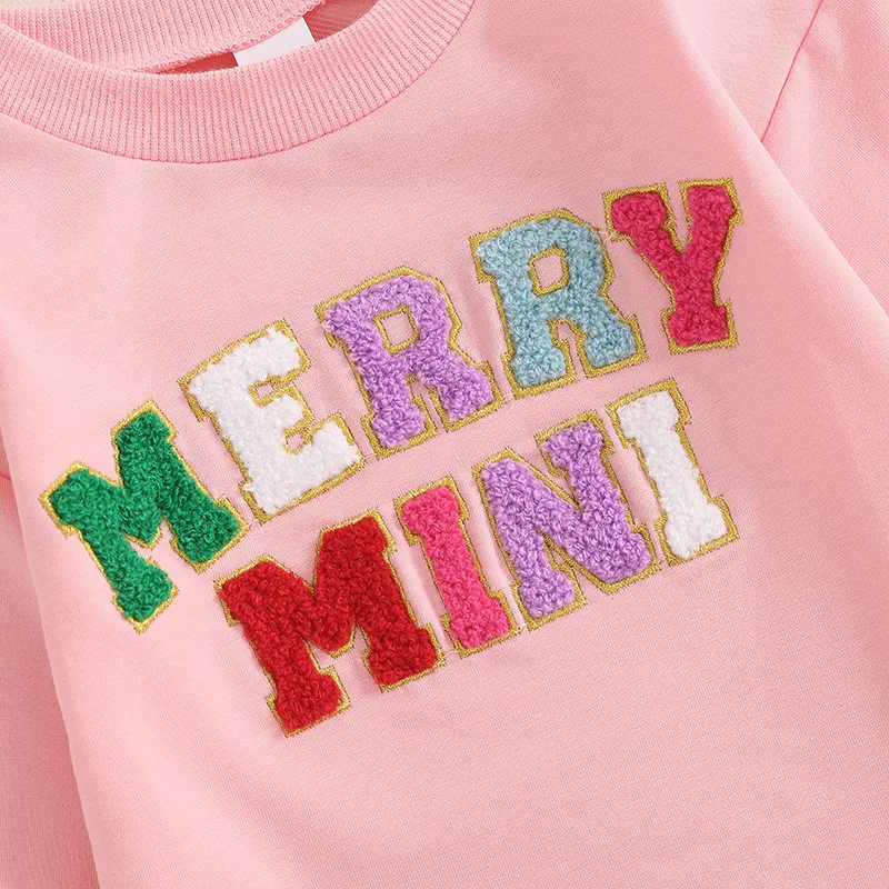 Korean version Autumn Christmas lmother Embroidery Iong Sleeved Triangle Crawling clothes Female Babies Baby Rompers