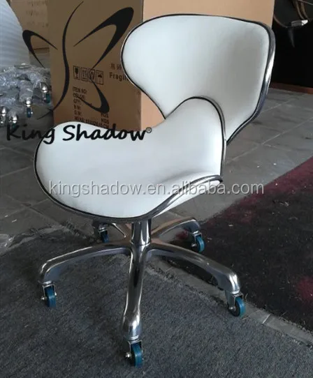 Salon Stools Adjustable Counter Stools Bar Chairs Synthetic Leather for Beauty Salon