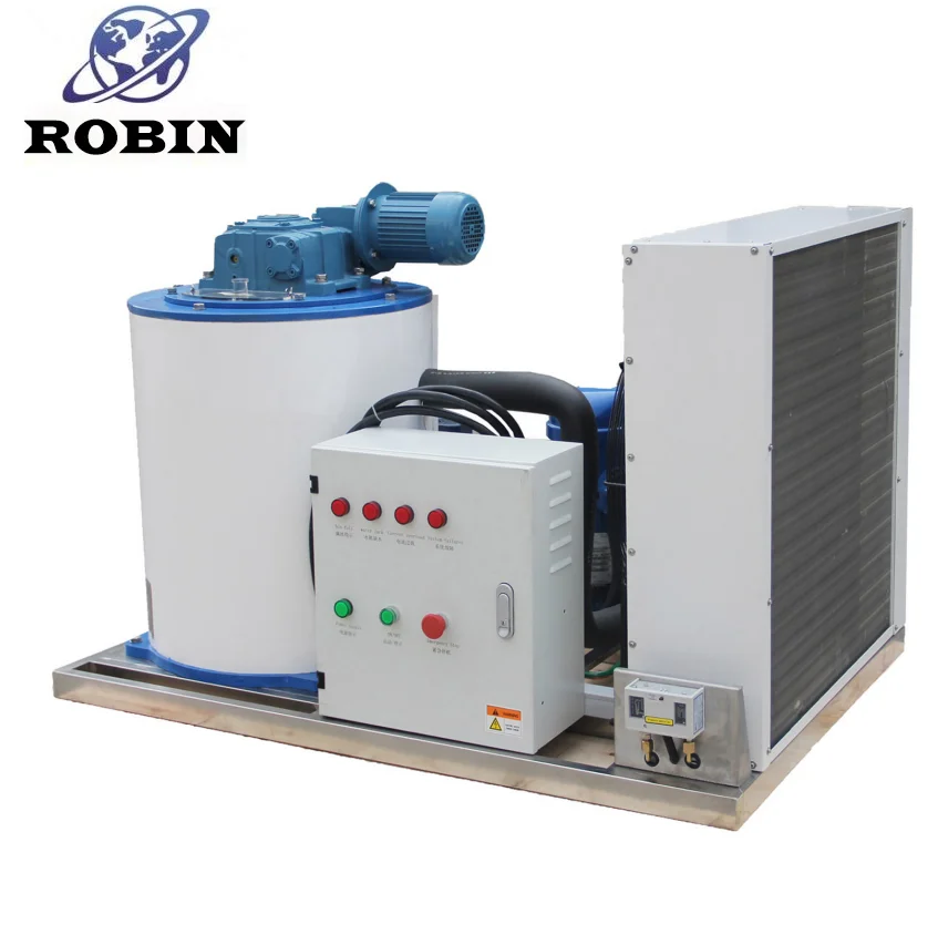 Automatic commercial 1 ton 1000 kg air cooled flake ice machines