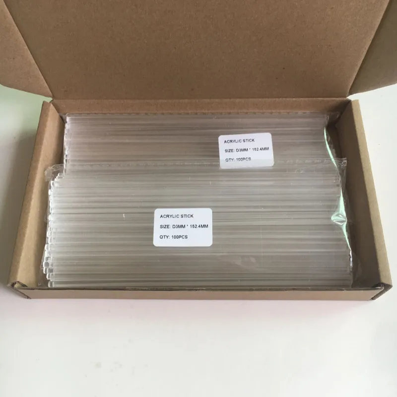 
Dropshipping Cake Lollipop Stick Acrylic Clear Sticks Plastic Cakes Topper Tools Mold Use For Dessert Accessories Food Grade 