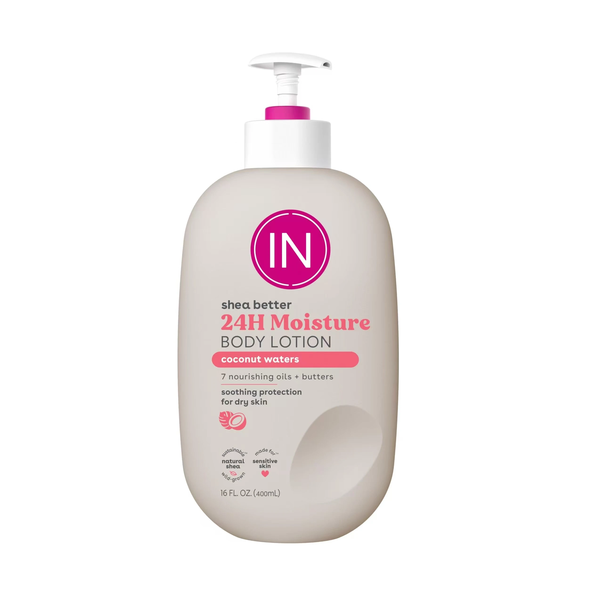 Shea Better Body Lotion Coconut Waters Lightweight & Non-greasy Body Butter 24-H Moisture Skin Care Unisex Adults Female OEM
