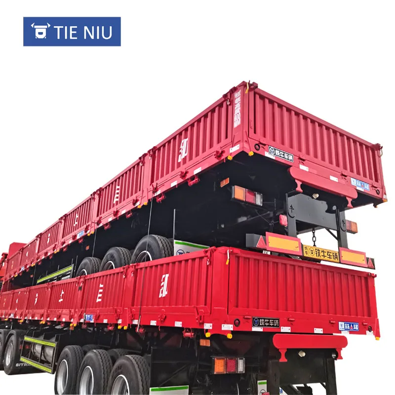 13 meter hydraulic dump tipper side dumper semi trailer tipping trailer for sale