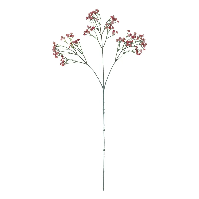 Boho Home Decoration Wholesale Artificial Flower Dusty Blue Baby Breath Real Touch Latex Artificial Gypsophila For Wedding