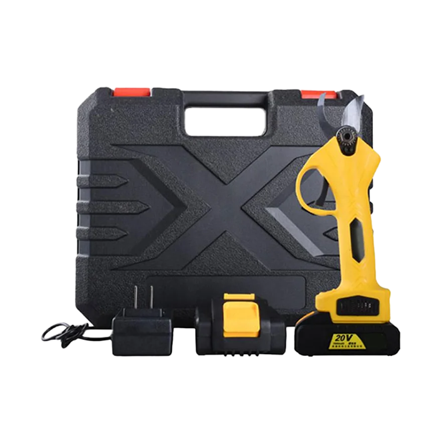 Compact Smart 21V Electric Cordless Garden Pruning Shears with Li-Ion Battery