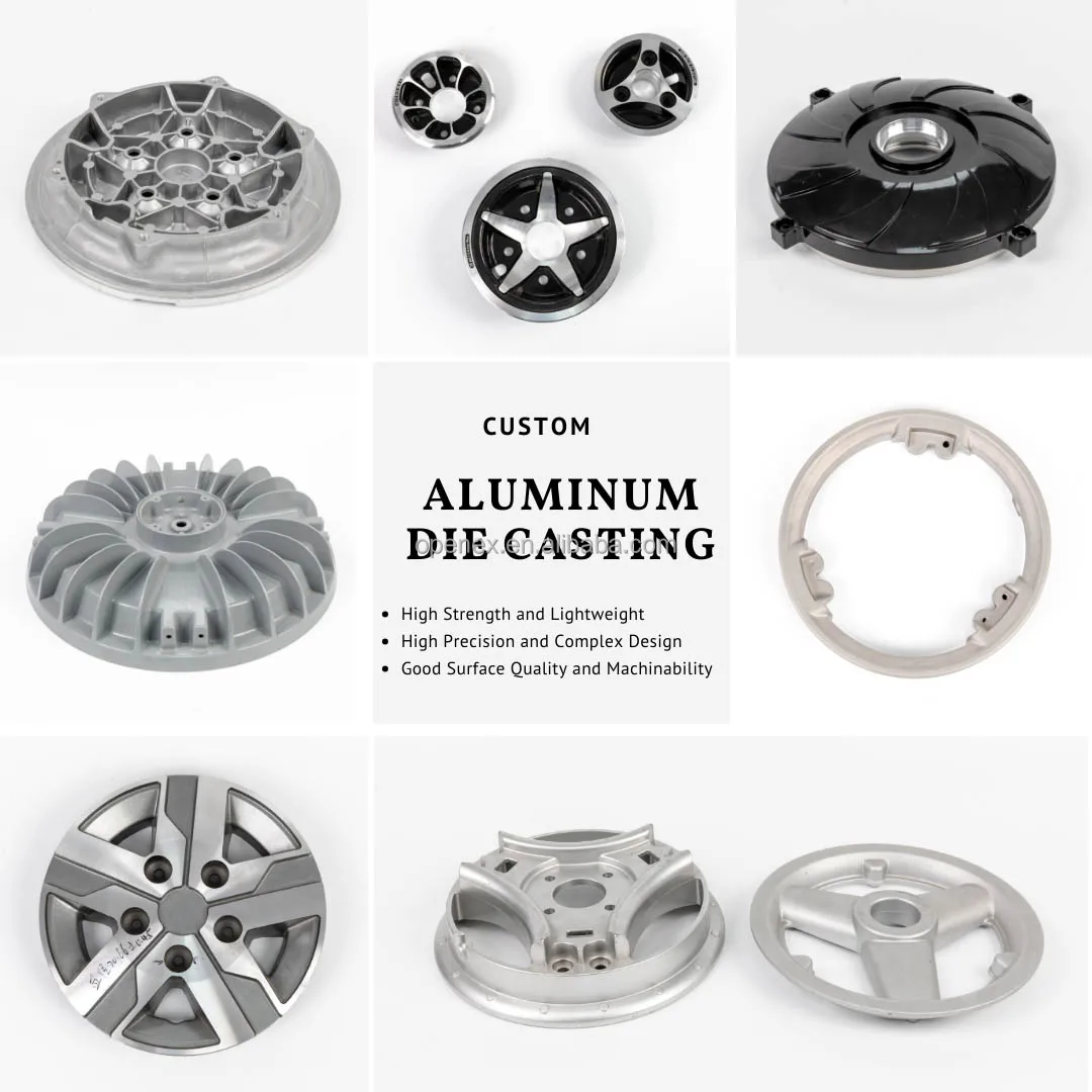 OEM Service ADC12 A360 High Pressure Alloy Die Casting Precision Custom Large Aluminum Machinery Housing