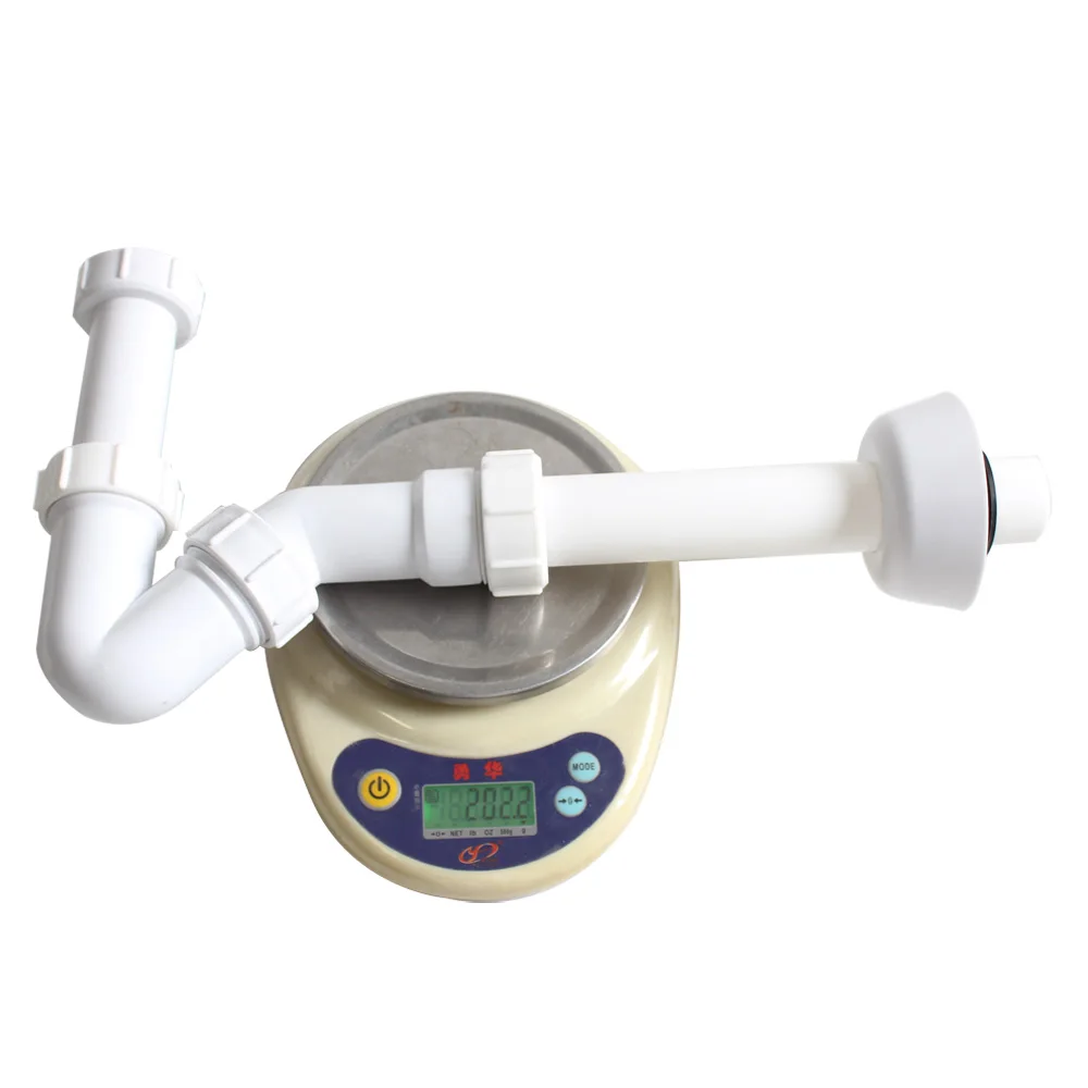 Rear Drain Kitchen Sink Polished Sink Strainer Stainless Steel Modern G 1 1/4 Inch Bathroom High Quality Washbasin White 50MM