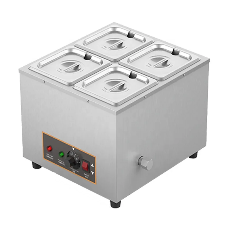 Popular Commercial 10l Electric Digital 4 pot Chocolate Melting machine