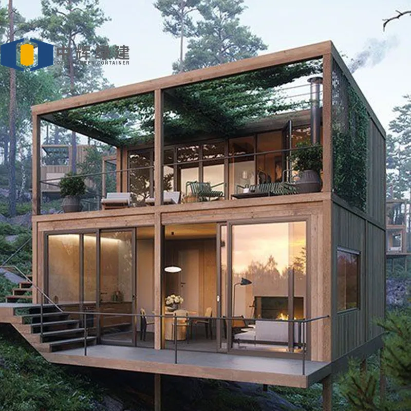 CGCH Best selling goods China Home Furnishing Modern Holiday Hotel Luxury Hotel Low-cost prefabricated container house project