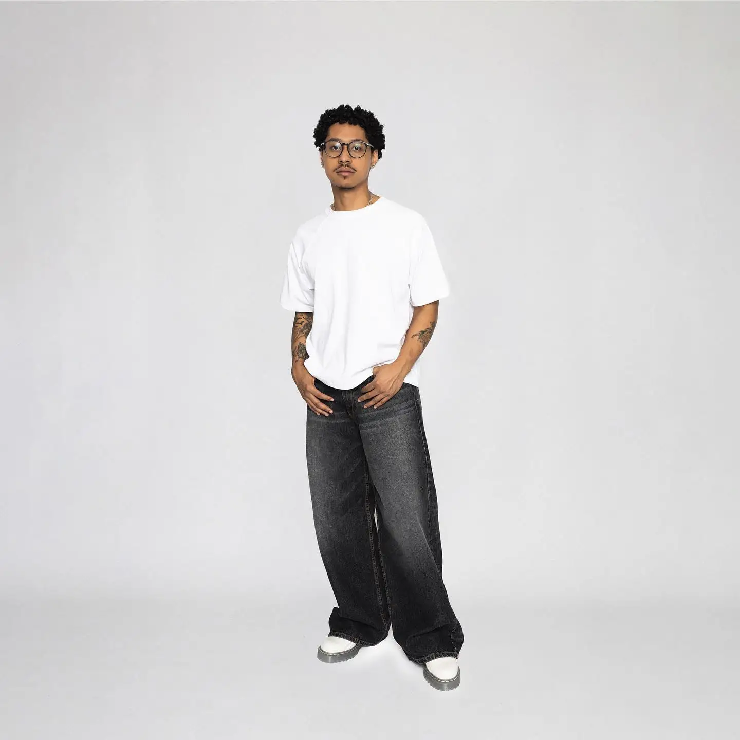 Custom Men 100% Cotton 14 Oz Denim Baggy Pants Manufacturer Oem Streetwear Mens Wide Leg Jeans Jean Large fashion style outfits