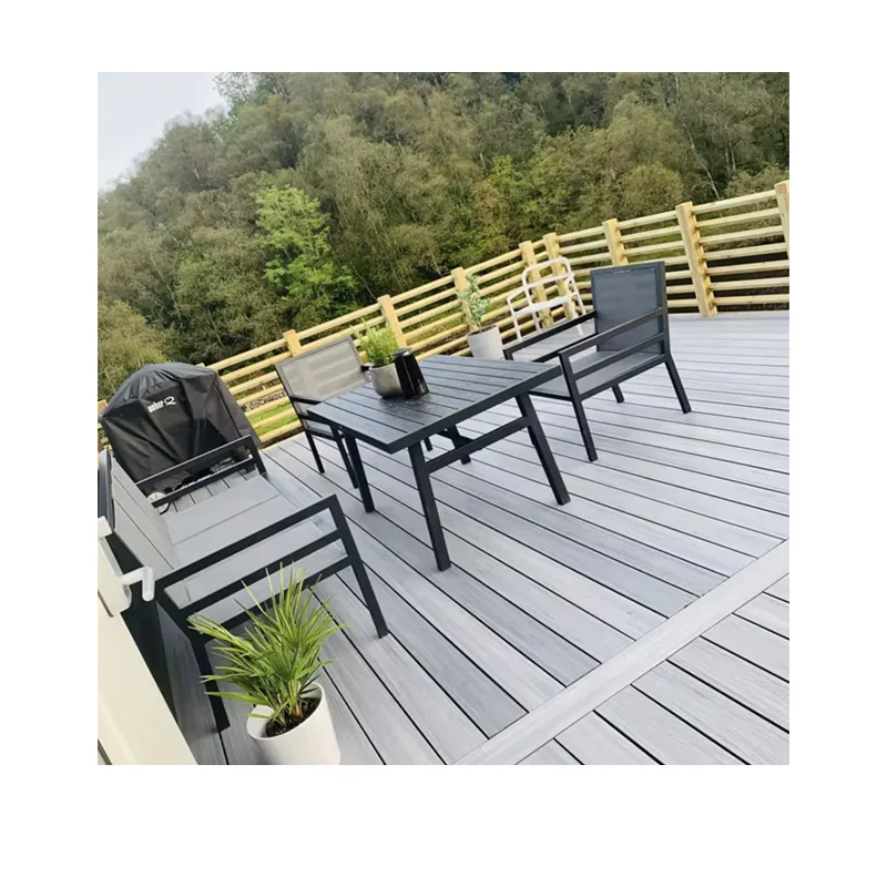 resistance solid floor decking wpc co-extrusion composite deck boards