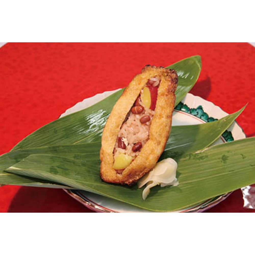 Japanese healthy snack frozen baked inari tofu roll rice sushi