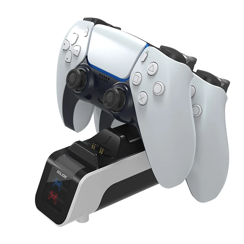 
Ps5 Charging Accessories Dual Ps5 Controller Charger Dock Stand Station For Sony Playstation 5 Controller 