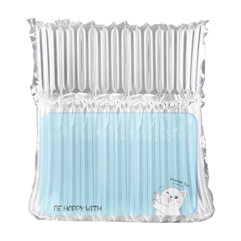 Factory Low Price Hot Air Bubble Cushion Pillow Film Roll Packaging 20cm Width Air Protective Package Film