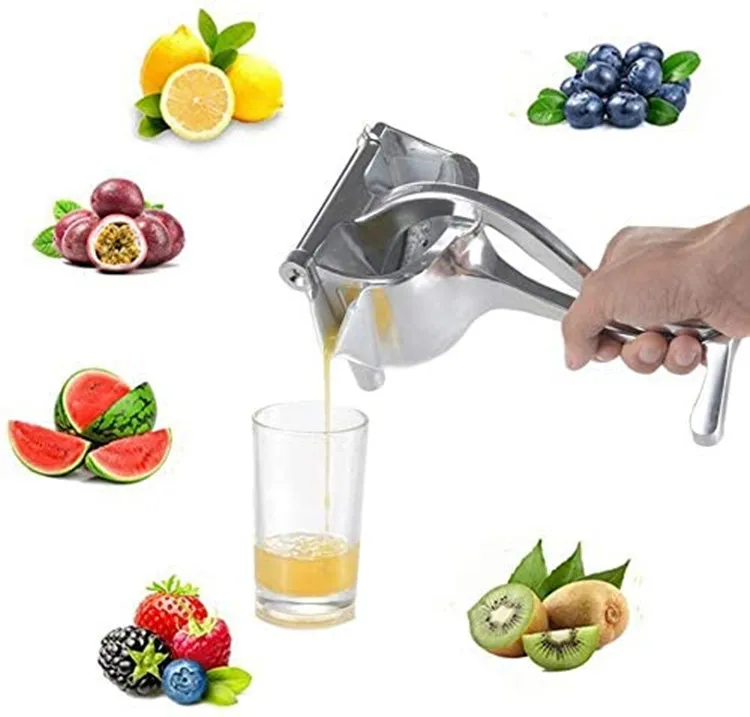 Factory Wholesale Heavy Duty Aluminium Fruit Lemon Extractor Manual Stainless Steel Lemon Squeezer Portable Handy Lemon Juicer