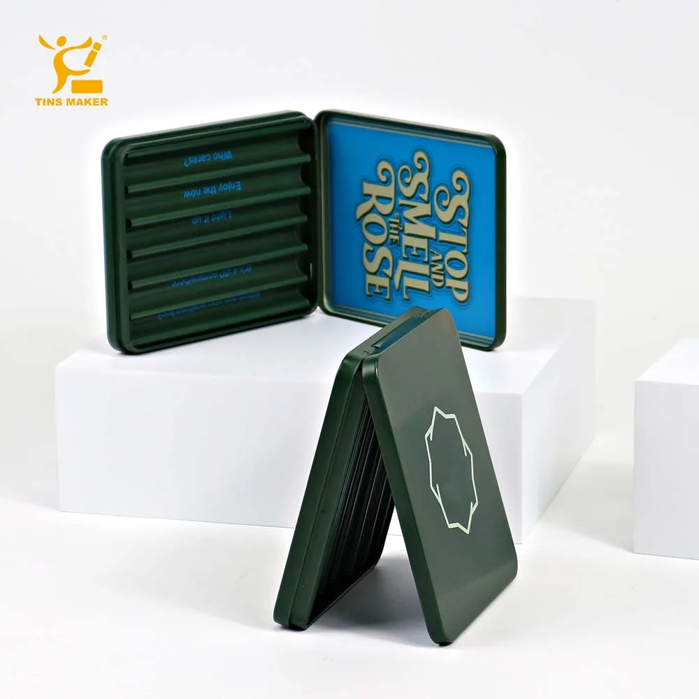 [3500+ Molds] Customized High Quality Cosmetic Packaging Tin Box Rectangular Metal Small Jewelry Tin Box Candy Biscuit Tin Can