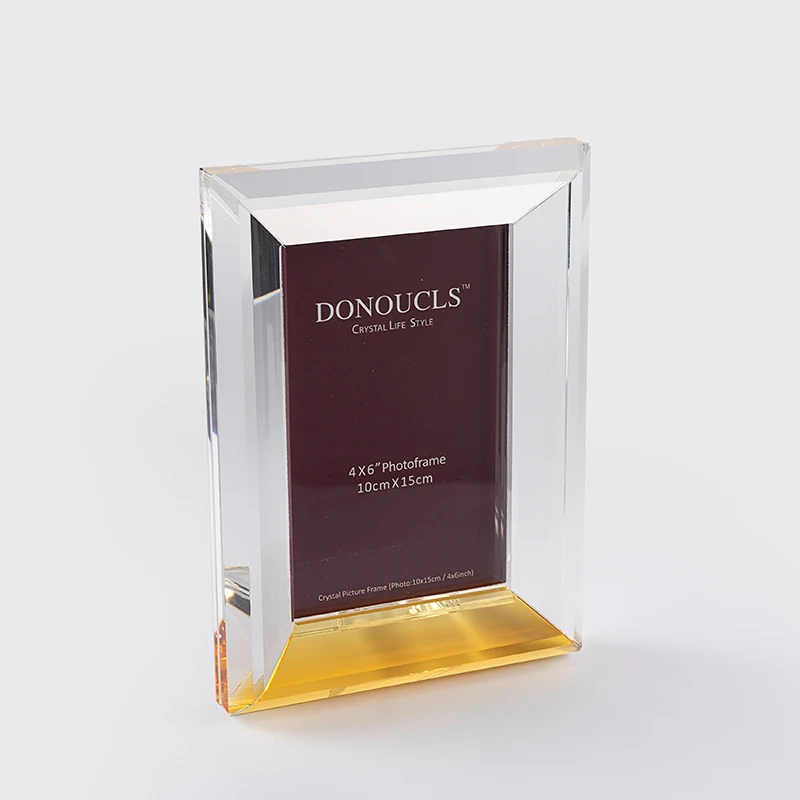 Modern Design Crystal Photo Frame Picture Frame For Family Office Table Decorations