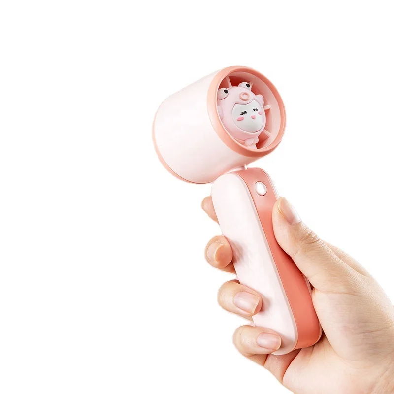 Cute Pet USB Mini Fan Factory Wholesale Electric Adjustable 3 Gear Wind Speed Handheld Fan Rechargeable Portable Fan