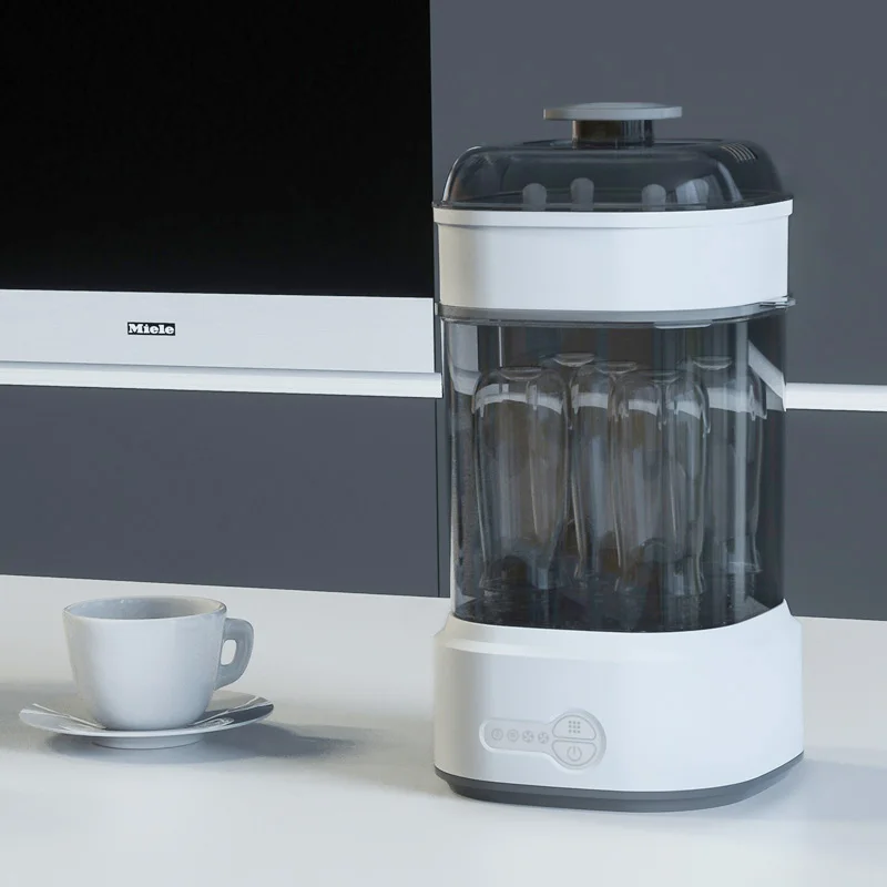 2022 New LED Touch Screen Sanitizer for Baby Bottles electric feeding bottles steam sterilizer and dryer