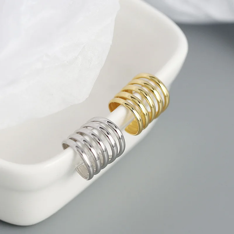 925 silber schmuck 925 silver earrings cartilage gold plated german silver ear Cuff earrings women