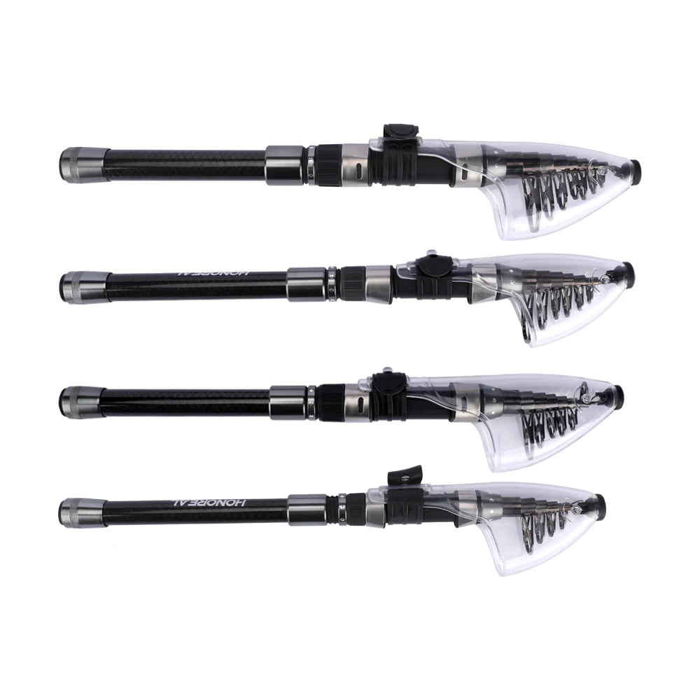 HONOREAL High Carbon Casting Rod 1.8M to 2.7M Telescope Spinning Fishing Rod for Lake Stream Fishing with 40-150G Lure Weight