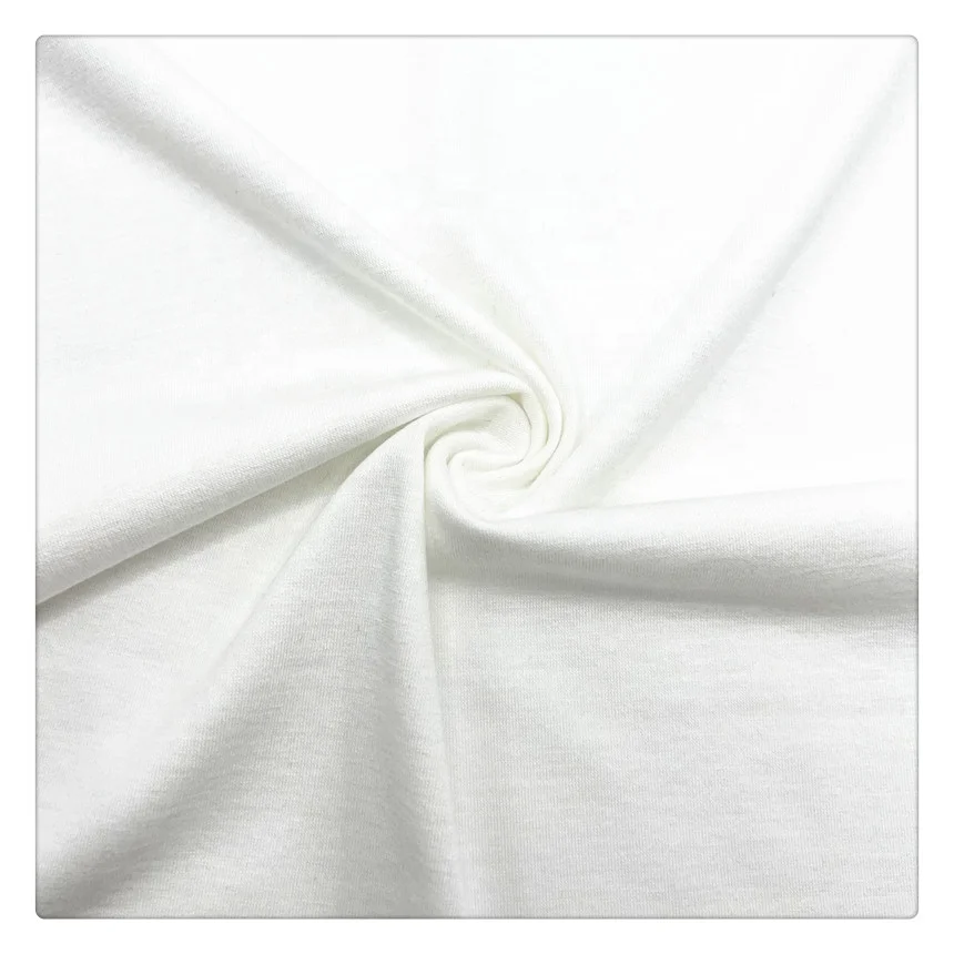 190GSM 60% polyester 35% rayon  5% spandex white polyester rayon spandex viscose  fabric